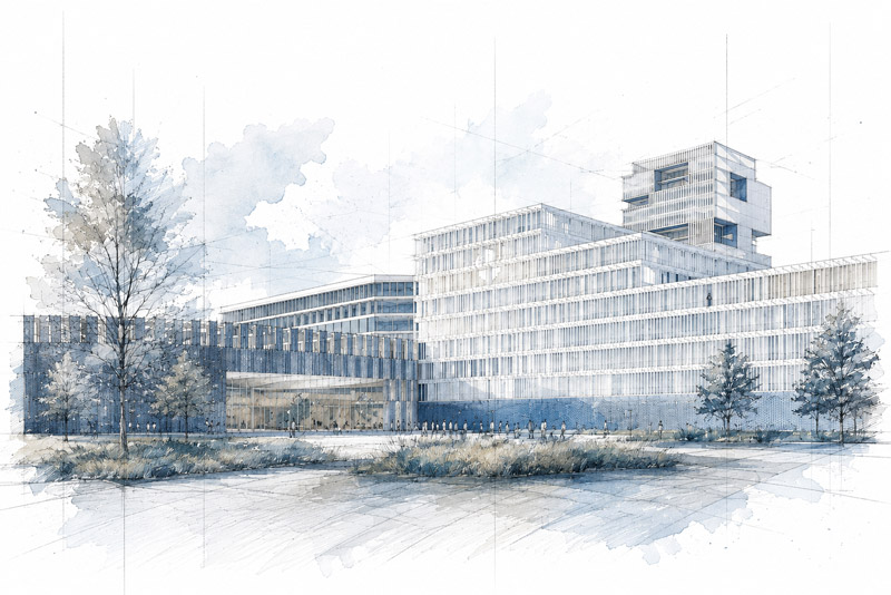 competition Padua Hospital, Tuning Arch, Davide Ruzzon