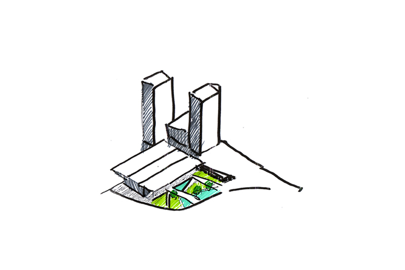 Garibaldi Train Station Milano, Tuning Arch, Davide Ruzzon