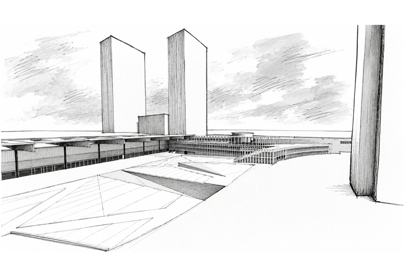 Garibaldi Train Station Milano, Tuning Arch, Davide Ruzzon